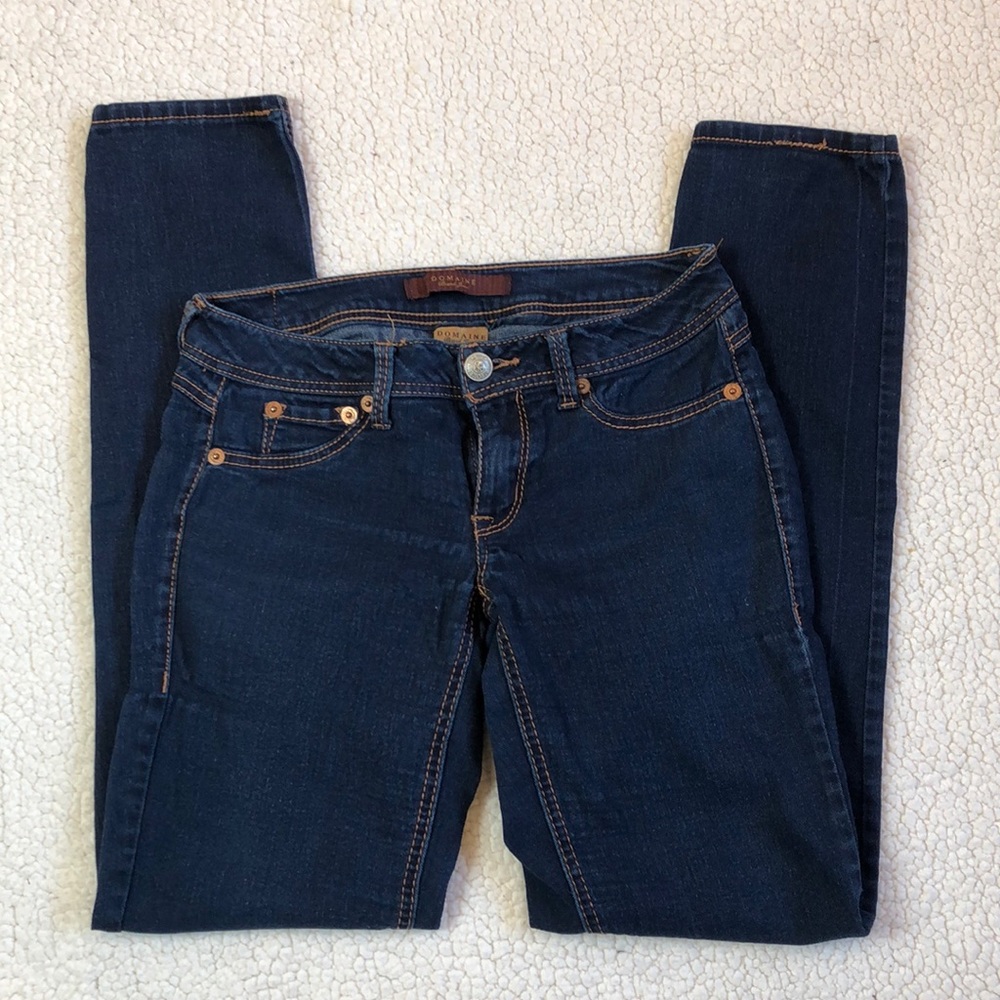 Domaine Dark Blue Lo-rise Skinny Jean Size 5